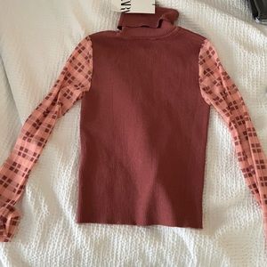 NWT Zara Second Skin Turtleneck